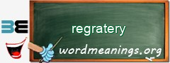 WordMeaning blackboard for regratery